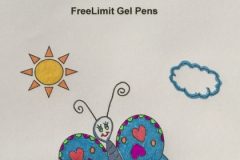 Test Picture Colored with Freelimit Gel Pens