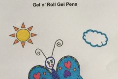 Test Picture Colored with Gel-n-Roll Gel Pens