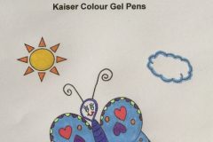 Test Picture Colored with Kaiser Colour Gel Pens