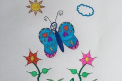 Test Picture Colored with Super Doodle Gel Pens