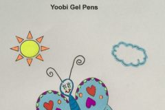 Test Picture Colored with Yoobi Gel Pens