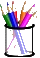 Colored Pencil Cup Logo